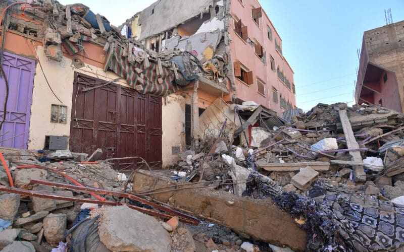 Estragos causados por terremoto em Marrocos
