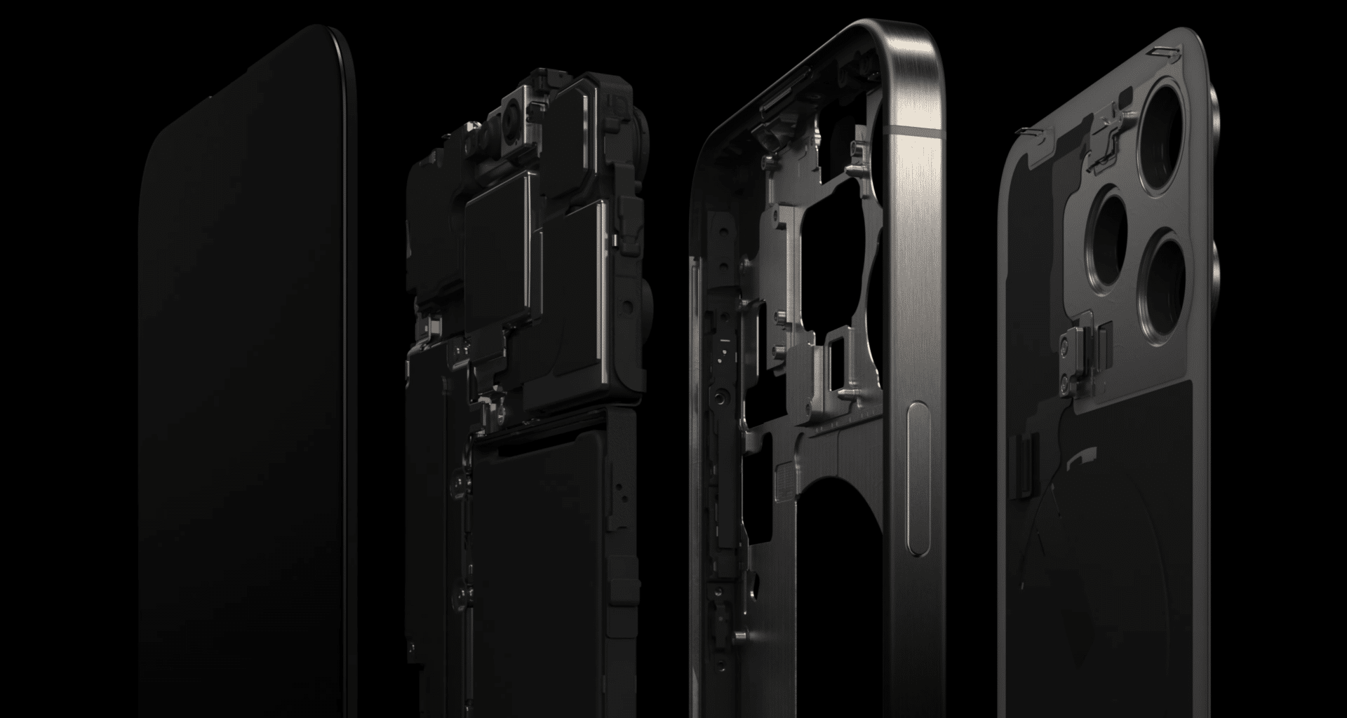 Design interno dos iPhones 15 Pro/15 Pro Max