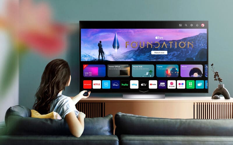 Smart TV da LG com o app Apple TV