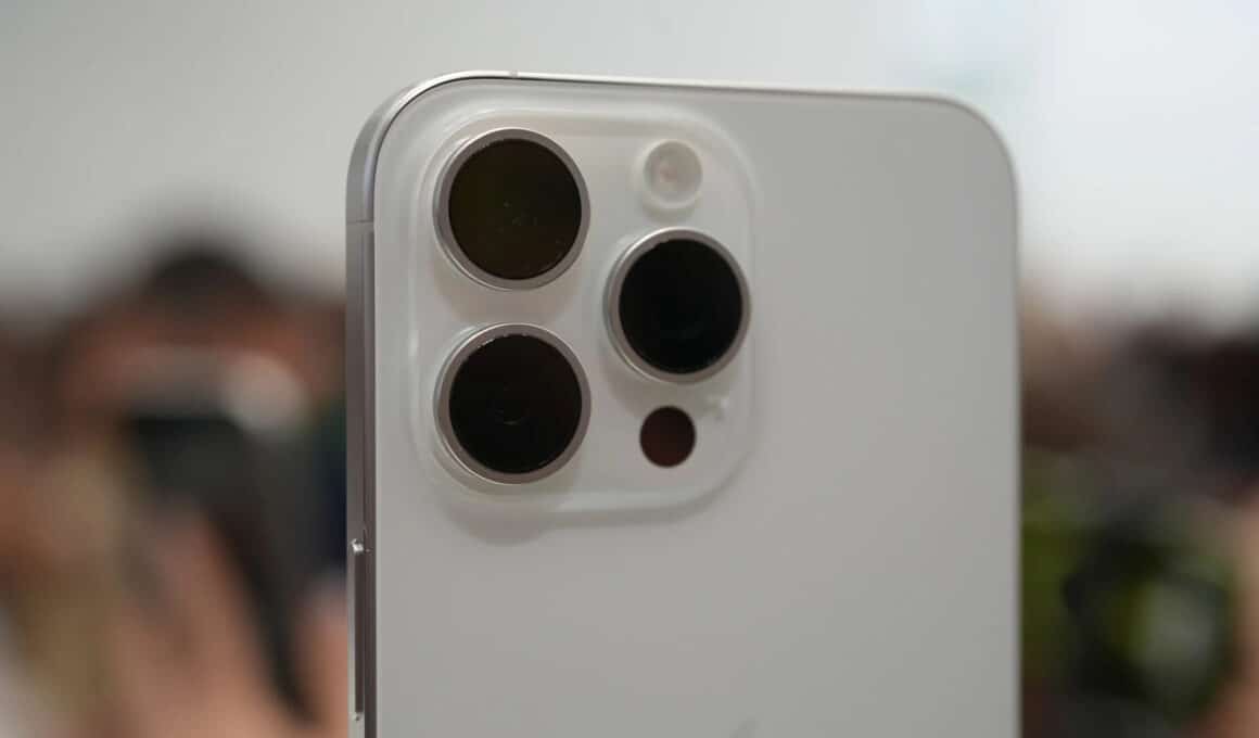 Câmera do iPhone 15 Pro Max