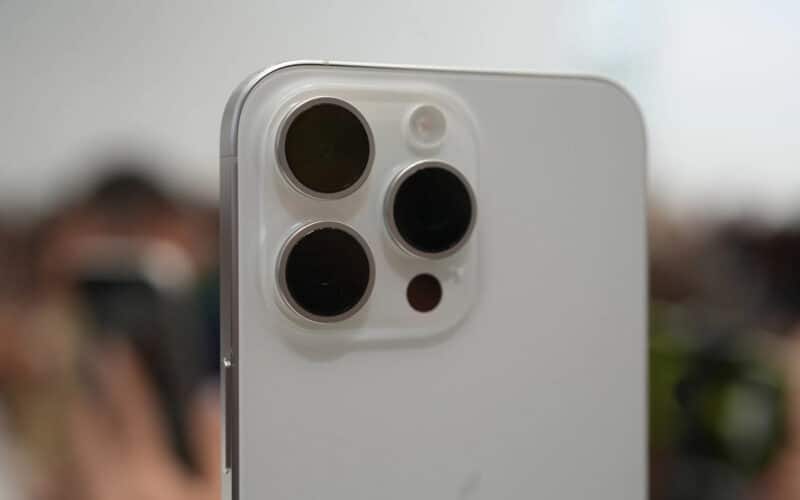 Câmera do iPhone 15 Pro Max