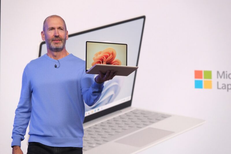 Lançamento de novos Surface Laptop Studio 2, Go 3 e Go 4