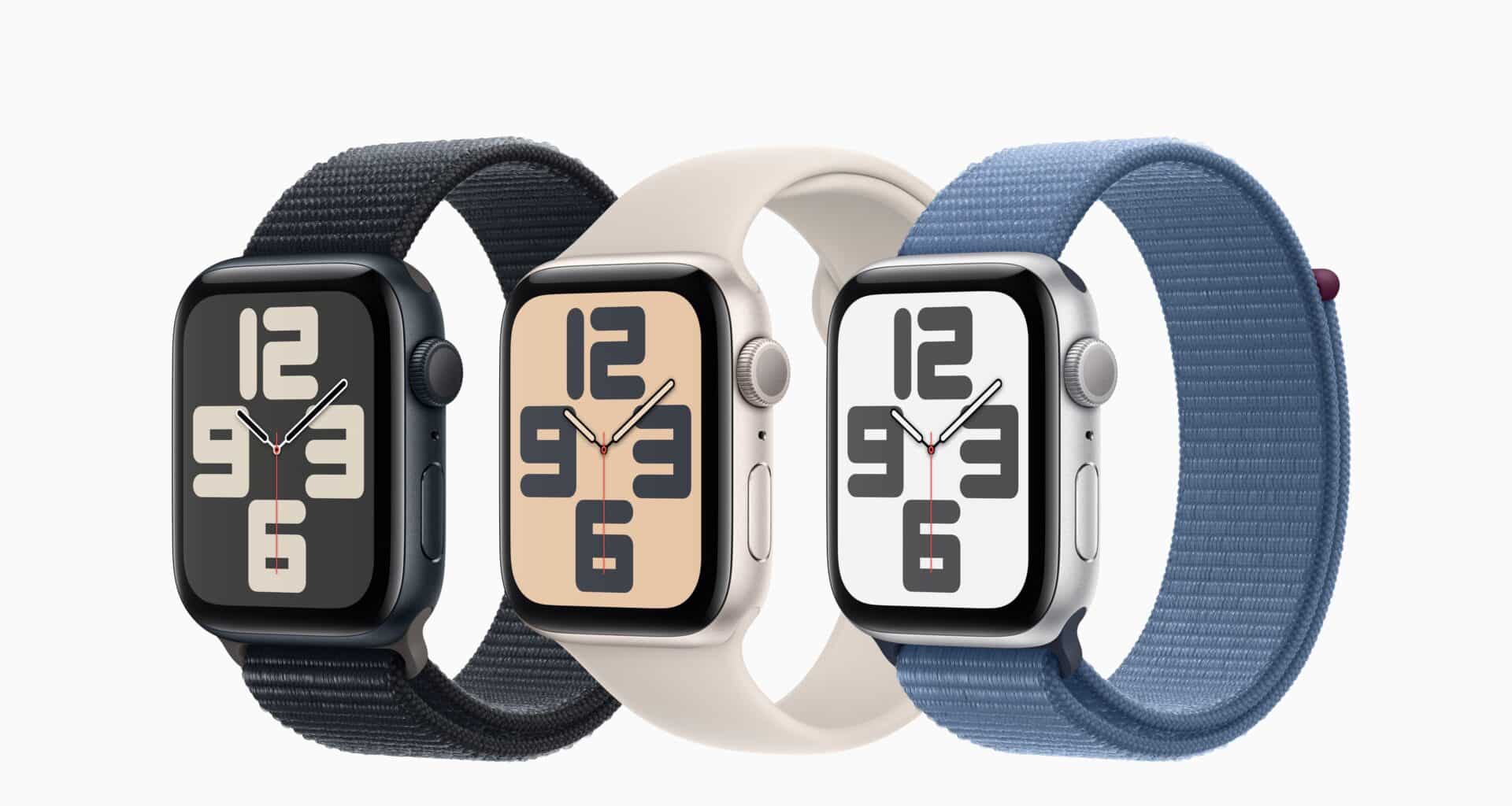 Apple Watch SE 2 com novas pulseiras