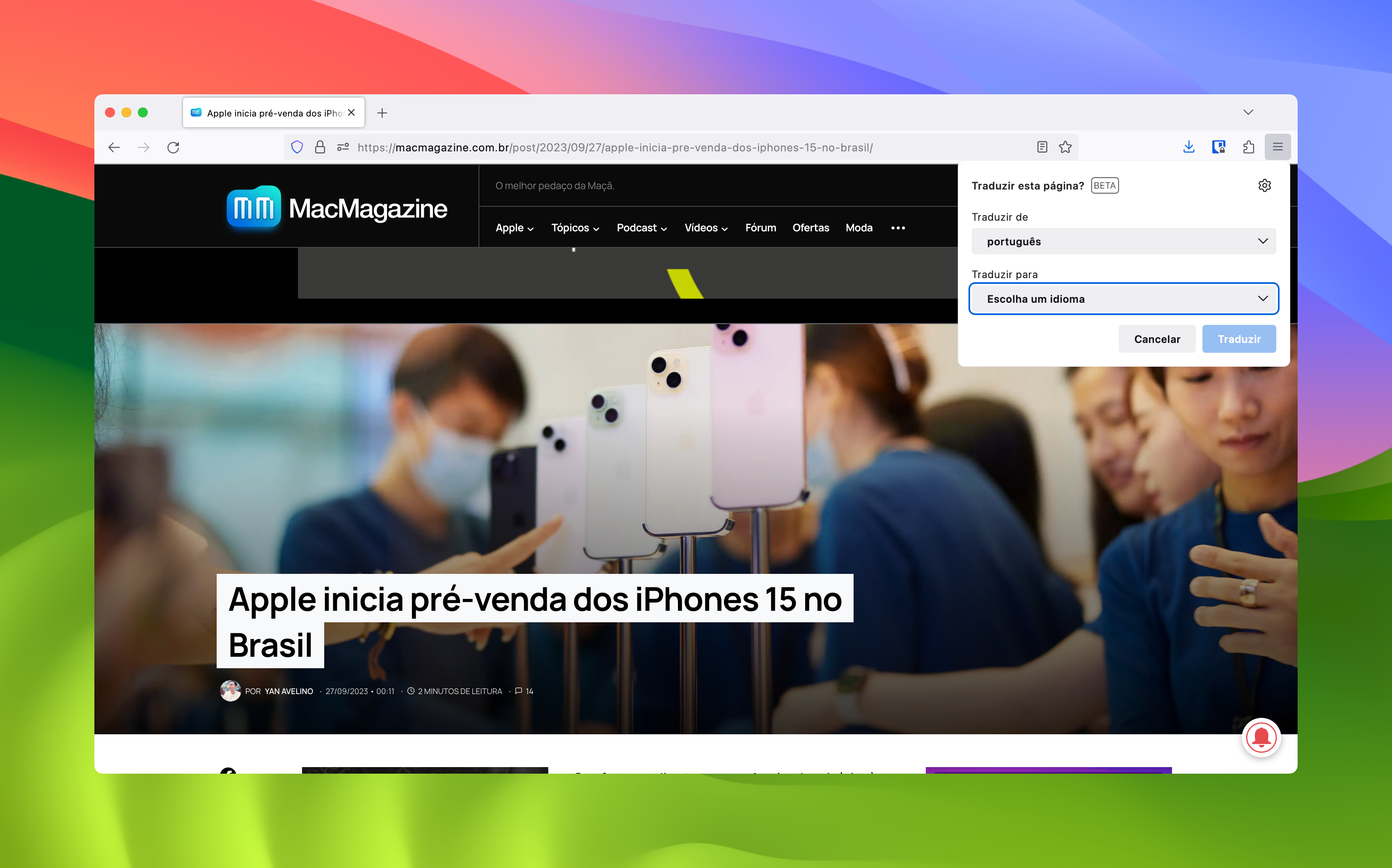 Para o Google Tradutor – Instale esta extensão para o 🦊 Firefox (pt-BR)