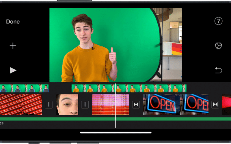 iMovie no iPhone
