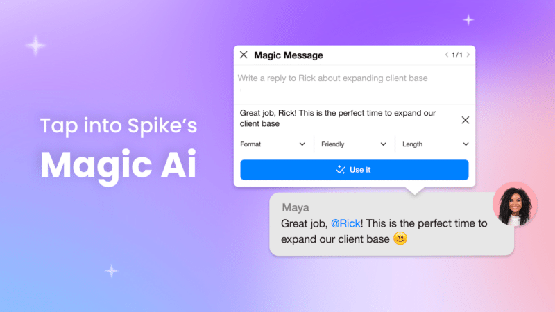 Spike traz recursos IA para melhorar produtividade dos usuários