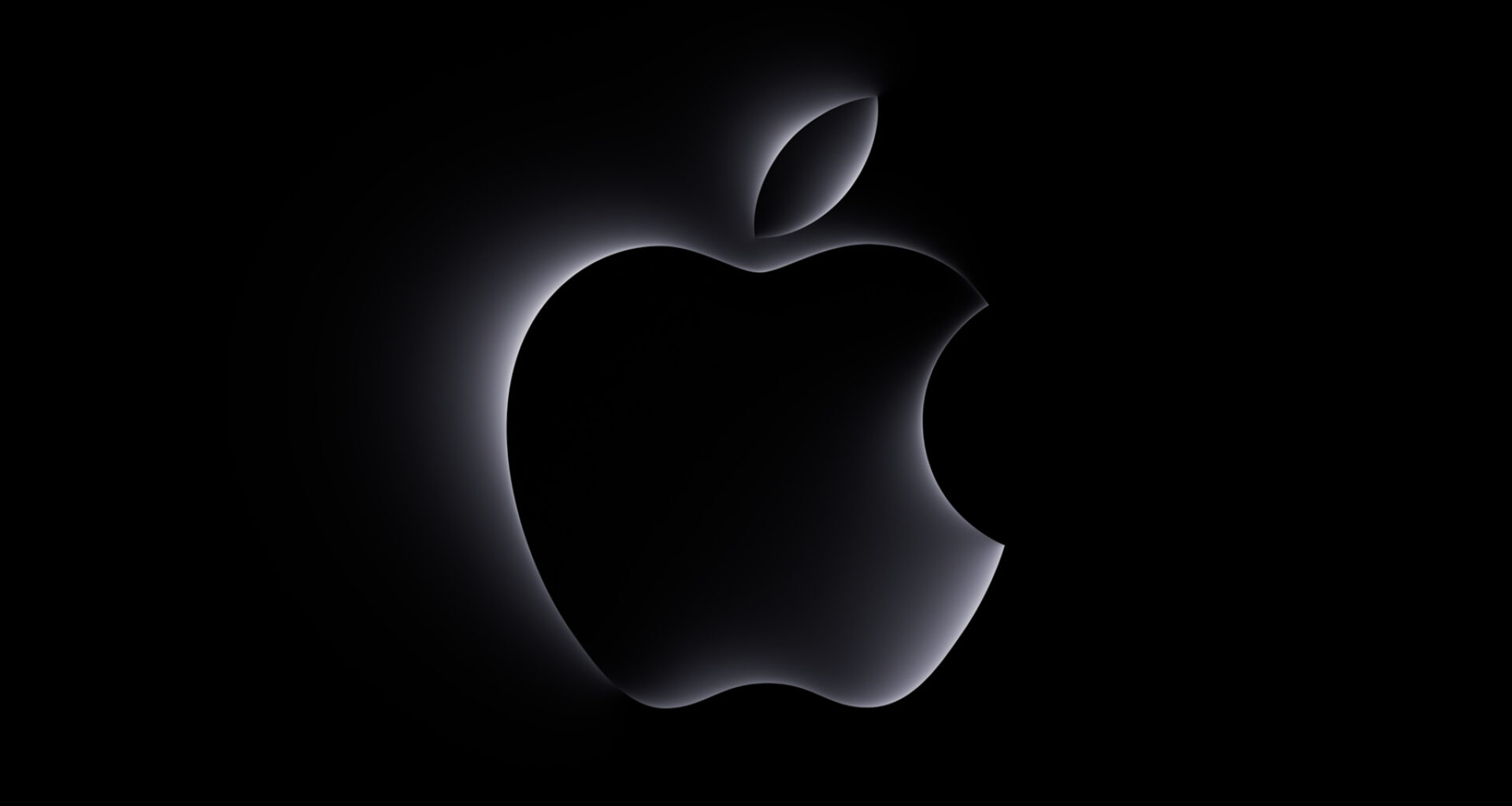 Logo da Apple para o evento "Scary fast" (imagem retangular)