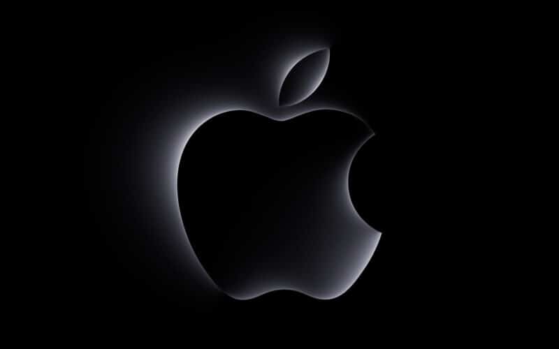 Logo da Apple para o evento "Scary fast" (imagem retangular)