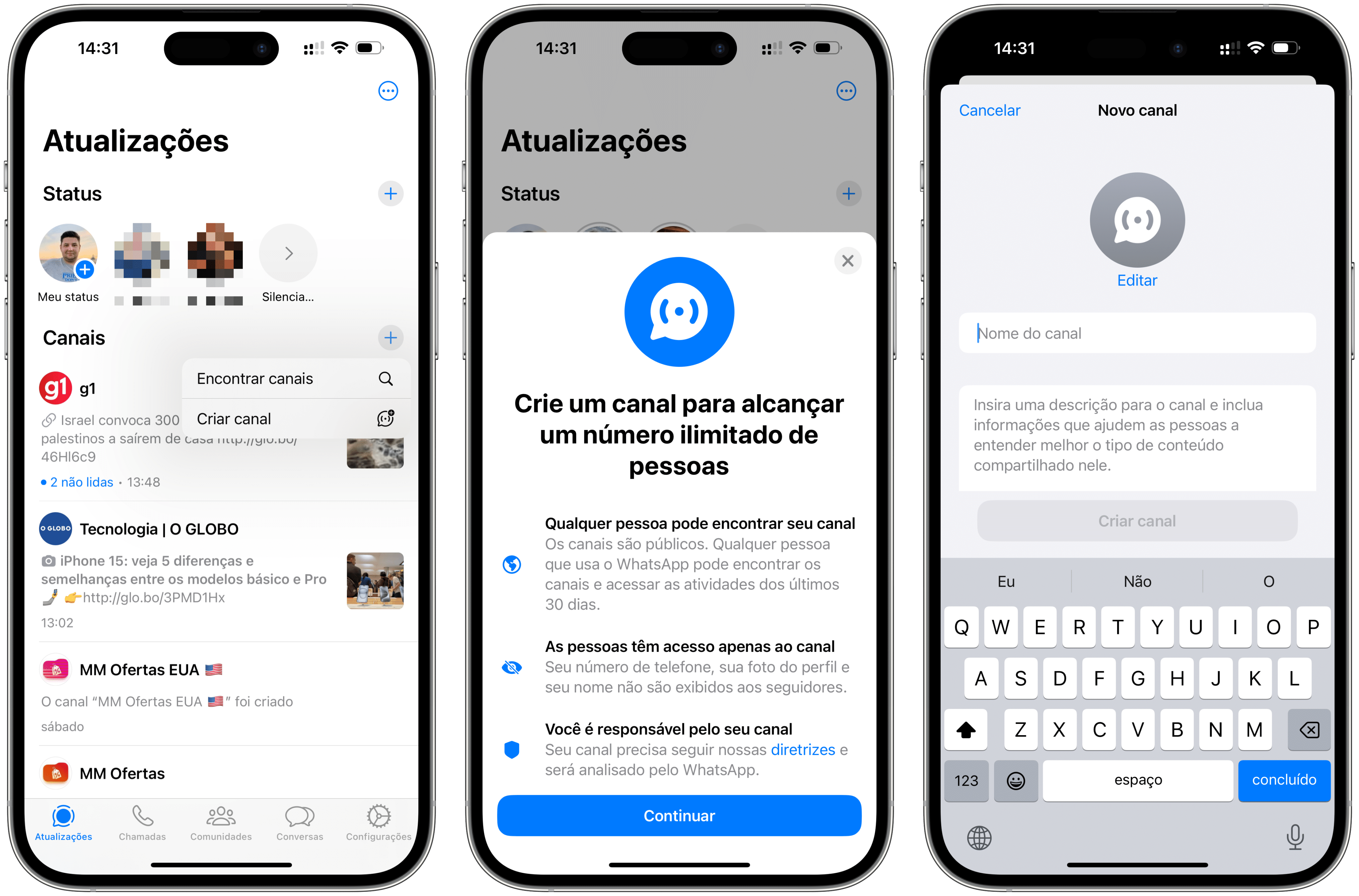 Como criar Canais no WhatsApp? Crie agora mesmo pois esse recurso já e