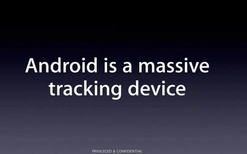 "Android é um dispositivo de rastreamento em massa"