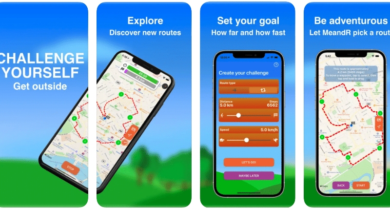 Walk routes by MeandR