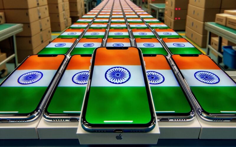 iPhones com bandeira da Índia como wallpaper
