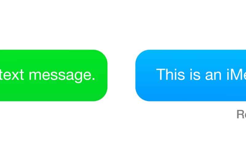SMS vs. iMessage