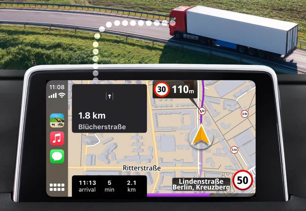 Gps Truck Caravan Da Sygic Ganha Suporte Ao Apple Carplay Macmagazine