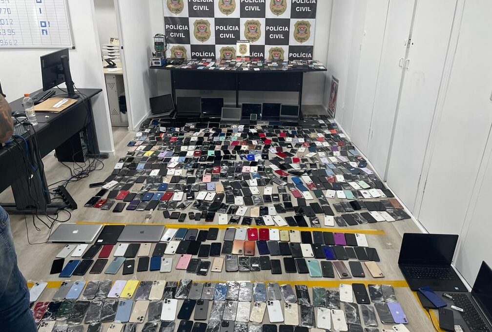 Polícia Civil recupera mais de 800 celulares roubados, em SP
