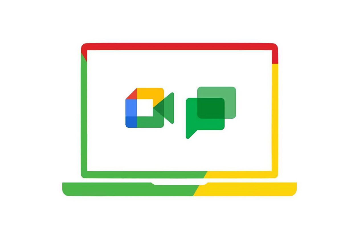 Ícones do Google Meet e do Google Chat