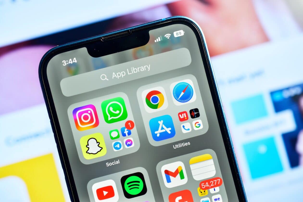 Biblioteca de Apps no iPhone