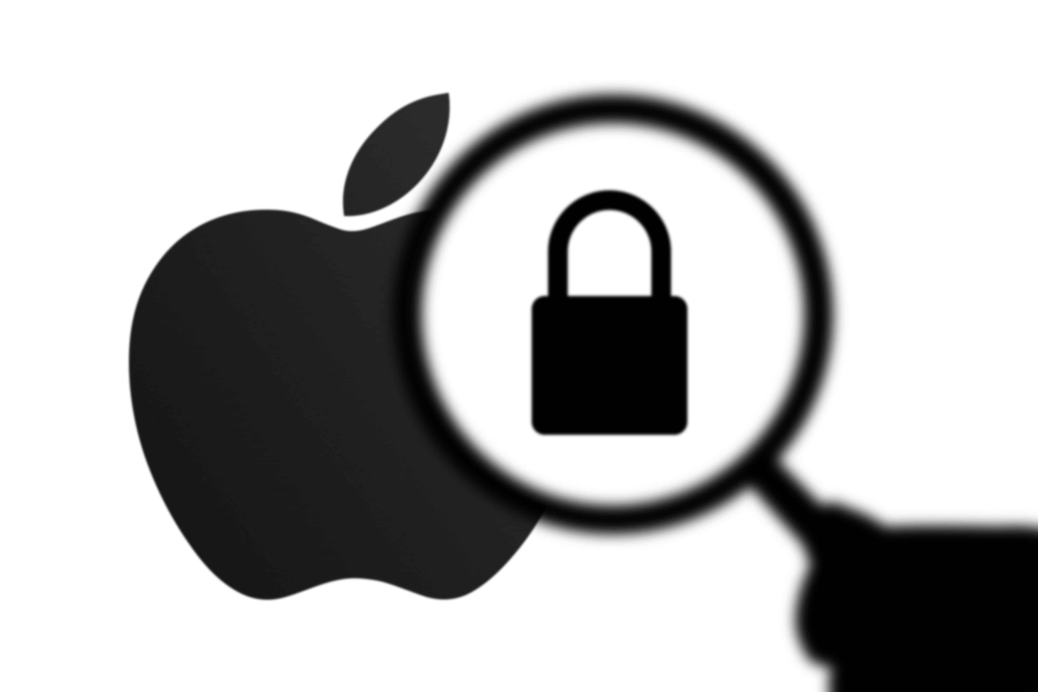 Apple e segurança (cadeado)