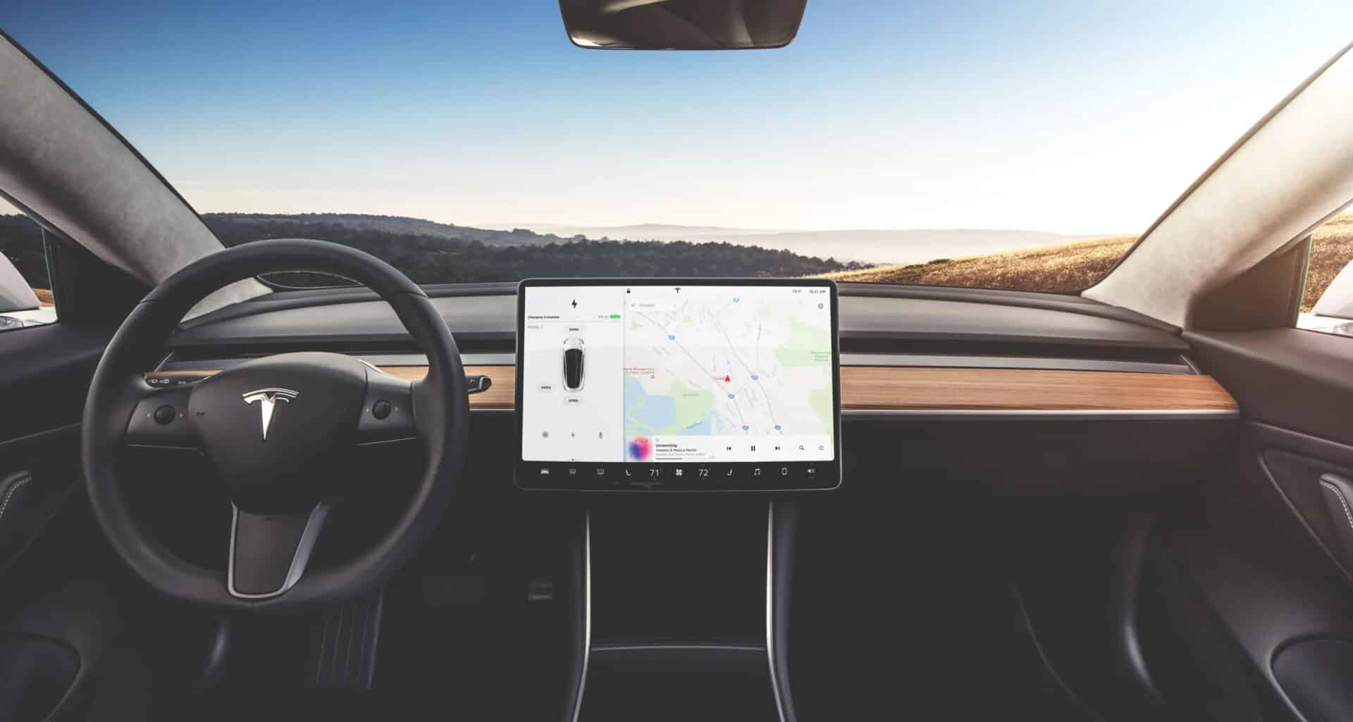 Dashboard da Tesla
