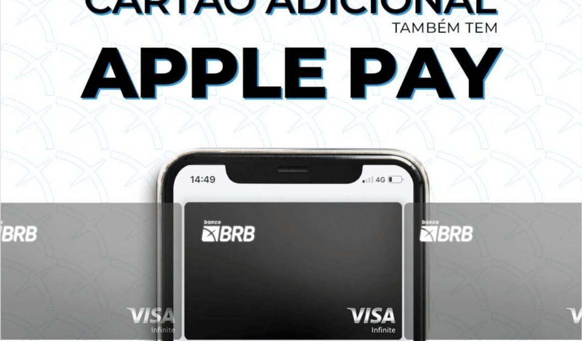 Cartões adicionais do BRB compatíveis com o Apple Pay