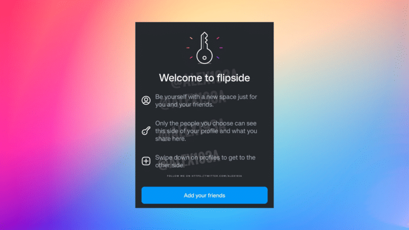 Flipside: Instagram testa perfis alternativos para amigos selecionados