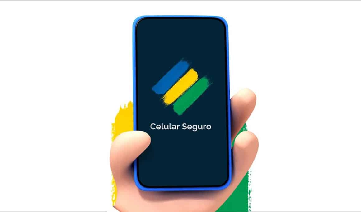 Ilustração do app Celular Seguro