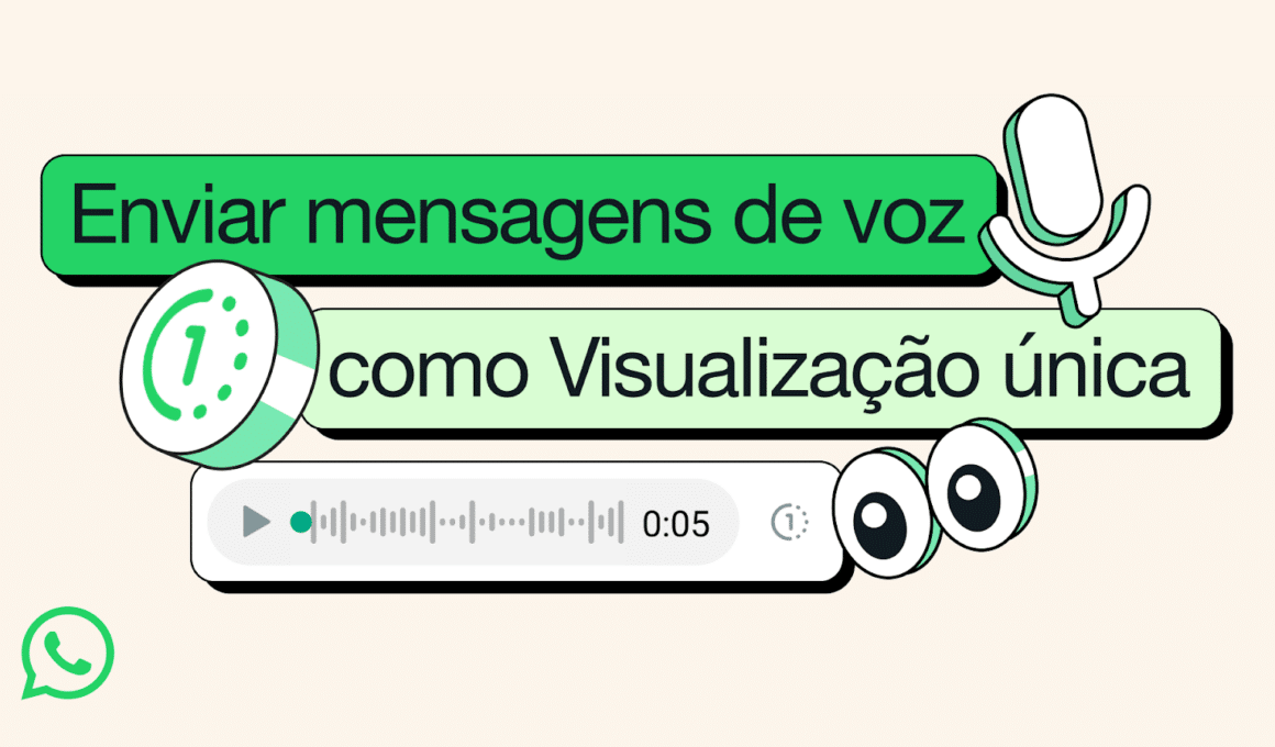 WhatsApp oficializa mensagens de voz de visualização única