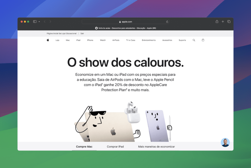 "Volta às Aulas": Apple Brasil dá AirPods grátis na compra de Macs