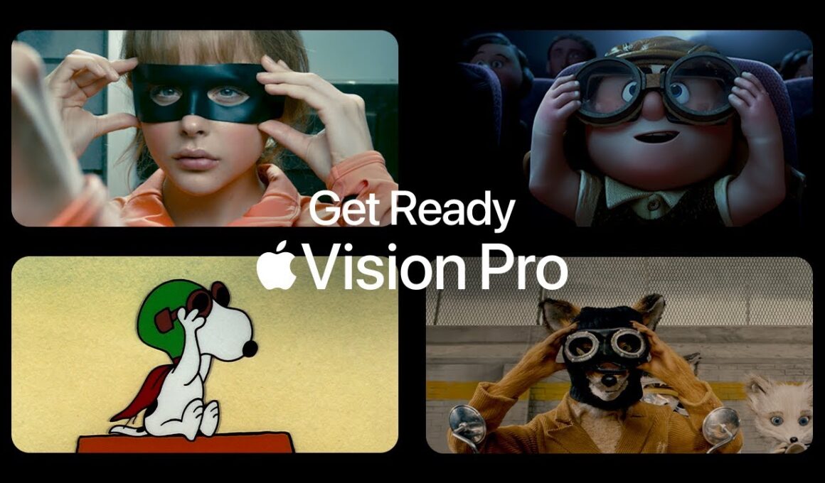 Comercial "Get Ready", do Apple Vision Pro
