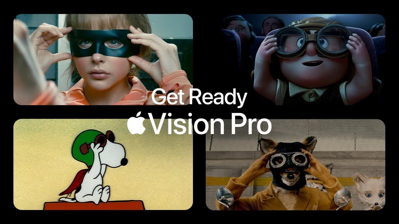 Comercial "Get Ready", do Apple Vision Pro