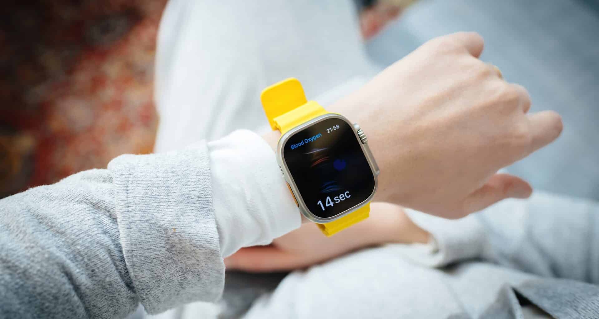 Apple Watch Ultra e app Oxigênio no Sangue
