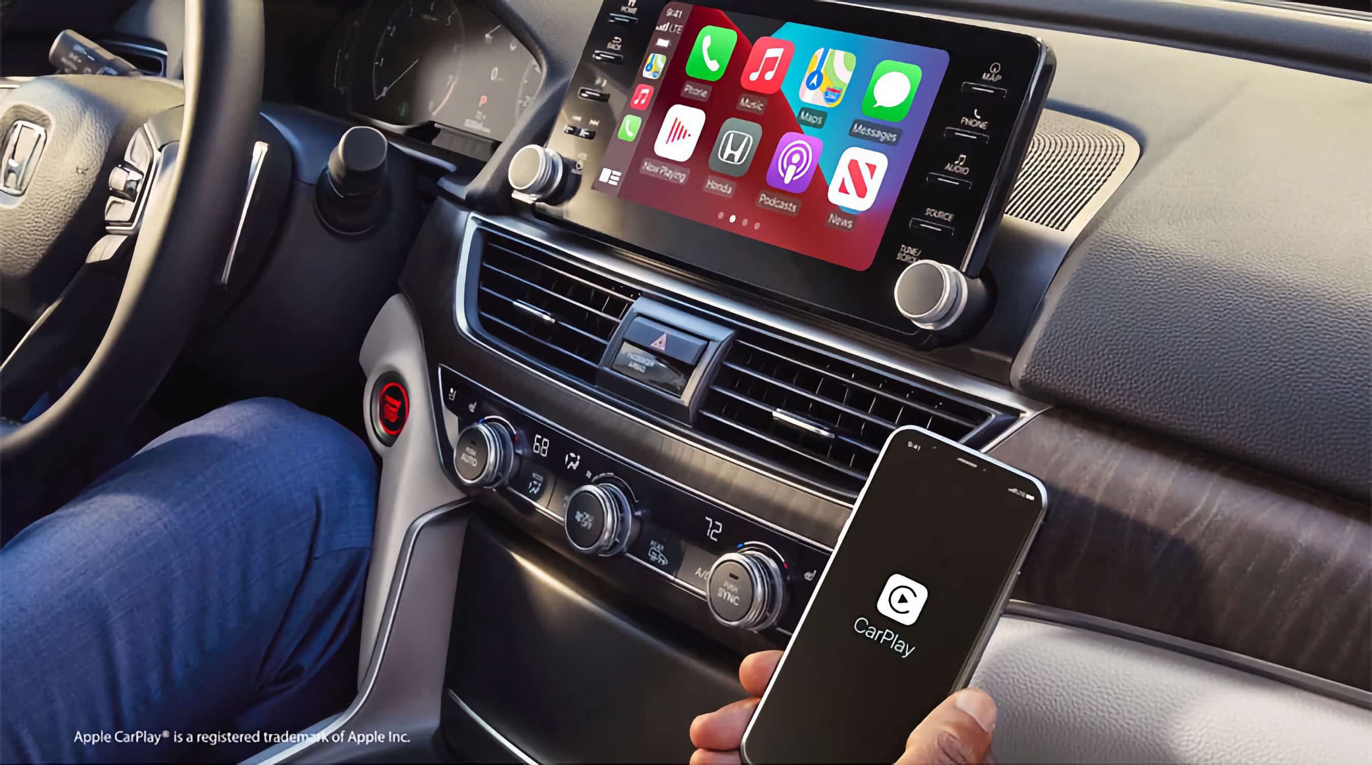 CarPlay no Honda Accord