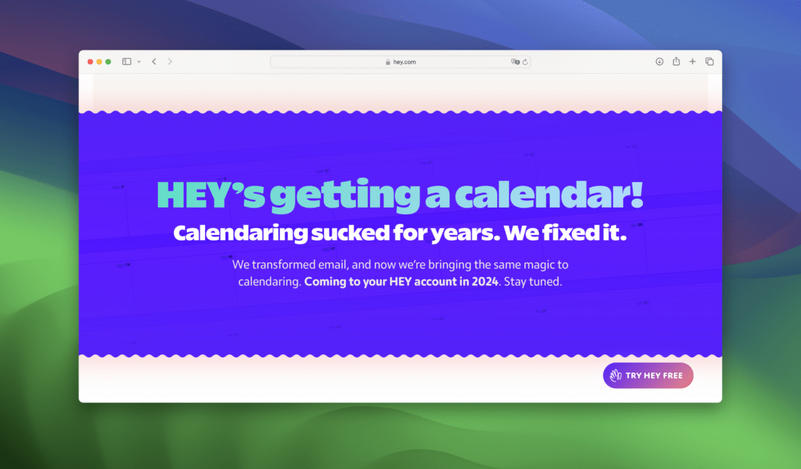 Apple rejeita HEY Calendar, novo app da Basecamp