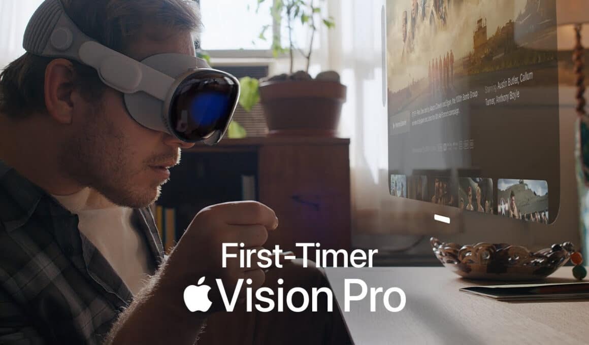 Comercial do Vision Pro