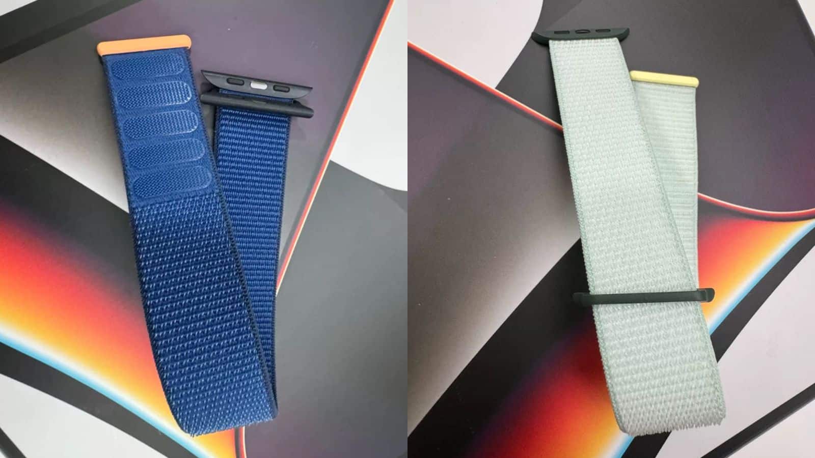 Supostas novas pulseiras do Apple Watch Azul Navy e Esmeralda