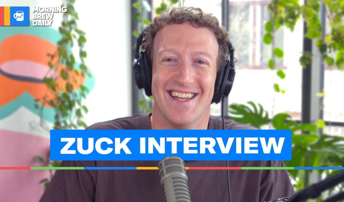 Mark Zuckerberg, em entrevista ao podcast Morning Brew Daily
