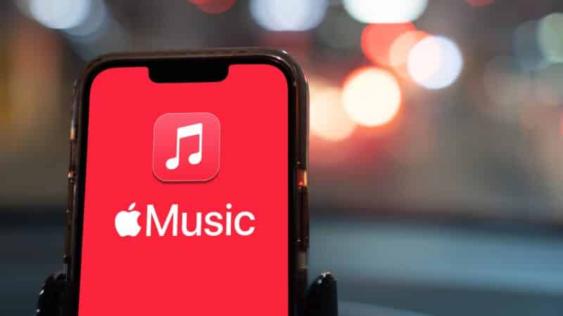 App Música no iPhone