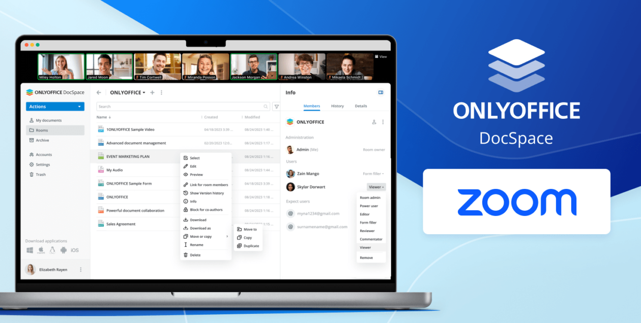 ONLYOFFICE launches document co-editing app for Zoom