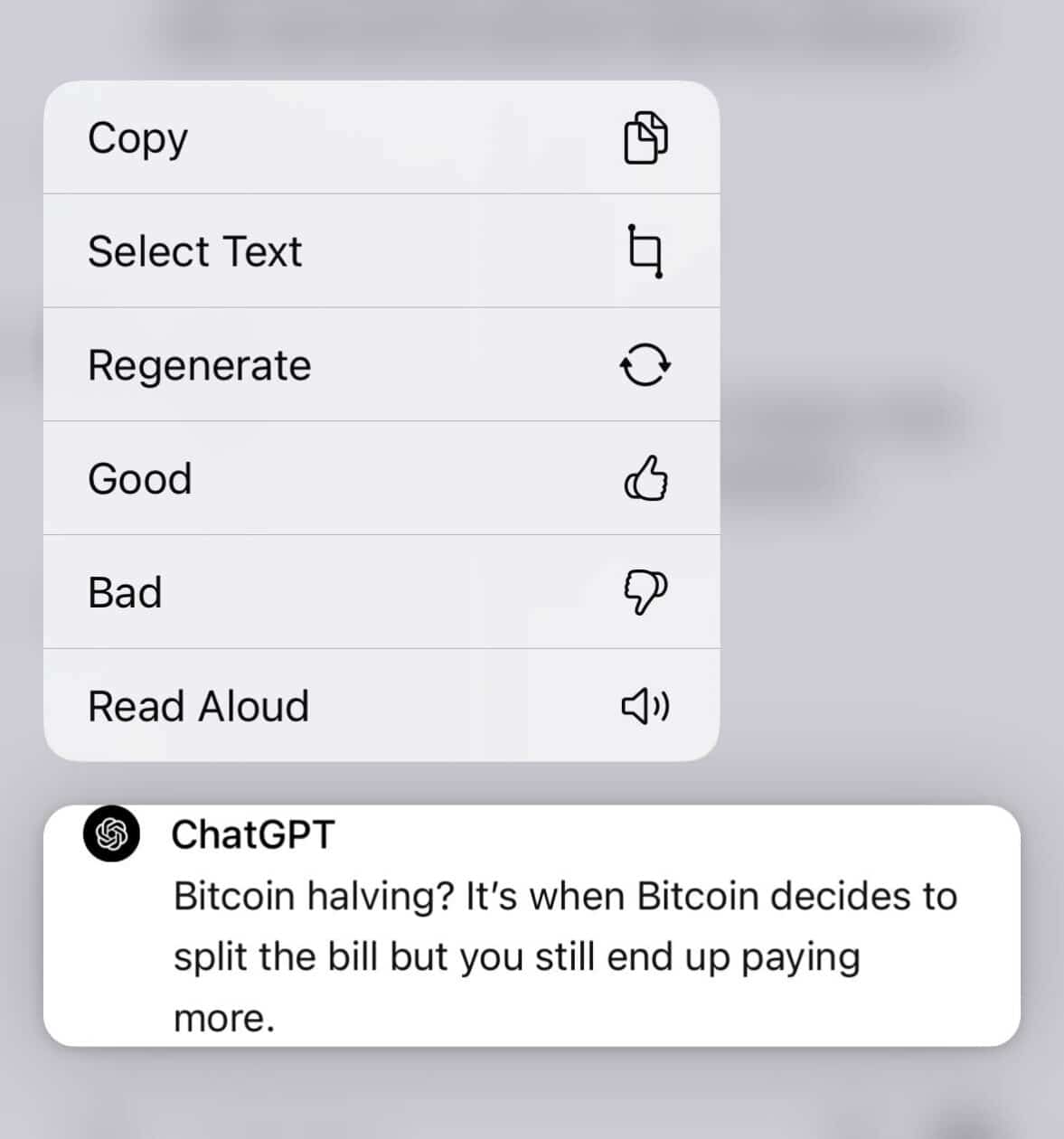 ChatGPT agora pode ler as respostas geradas no aplicativo e na web