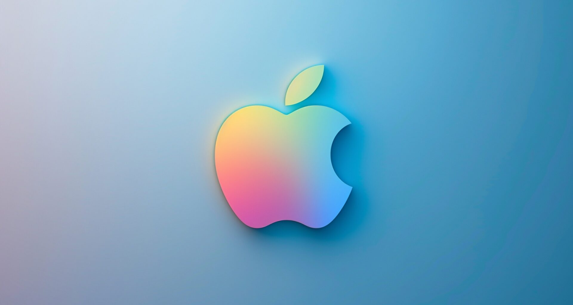 Logo da Apple colorido