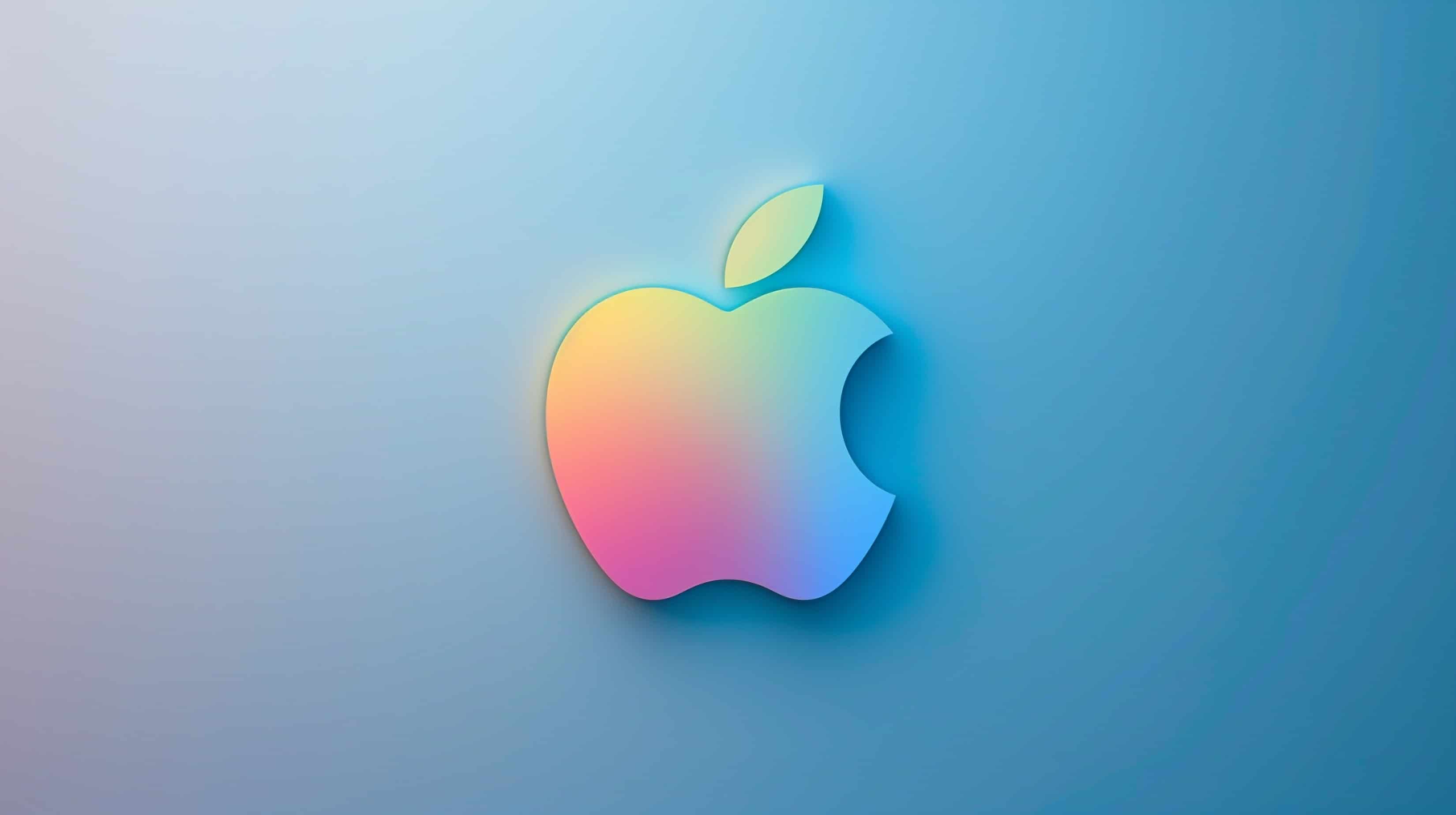 Logo da Apple colorido