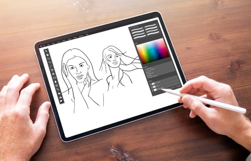 Desenhando no iPad Pro com o Apple Pencil
