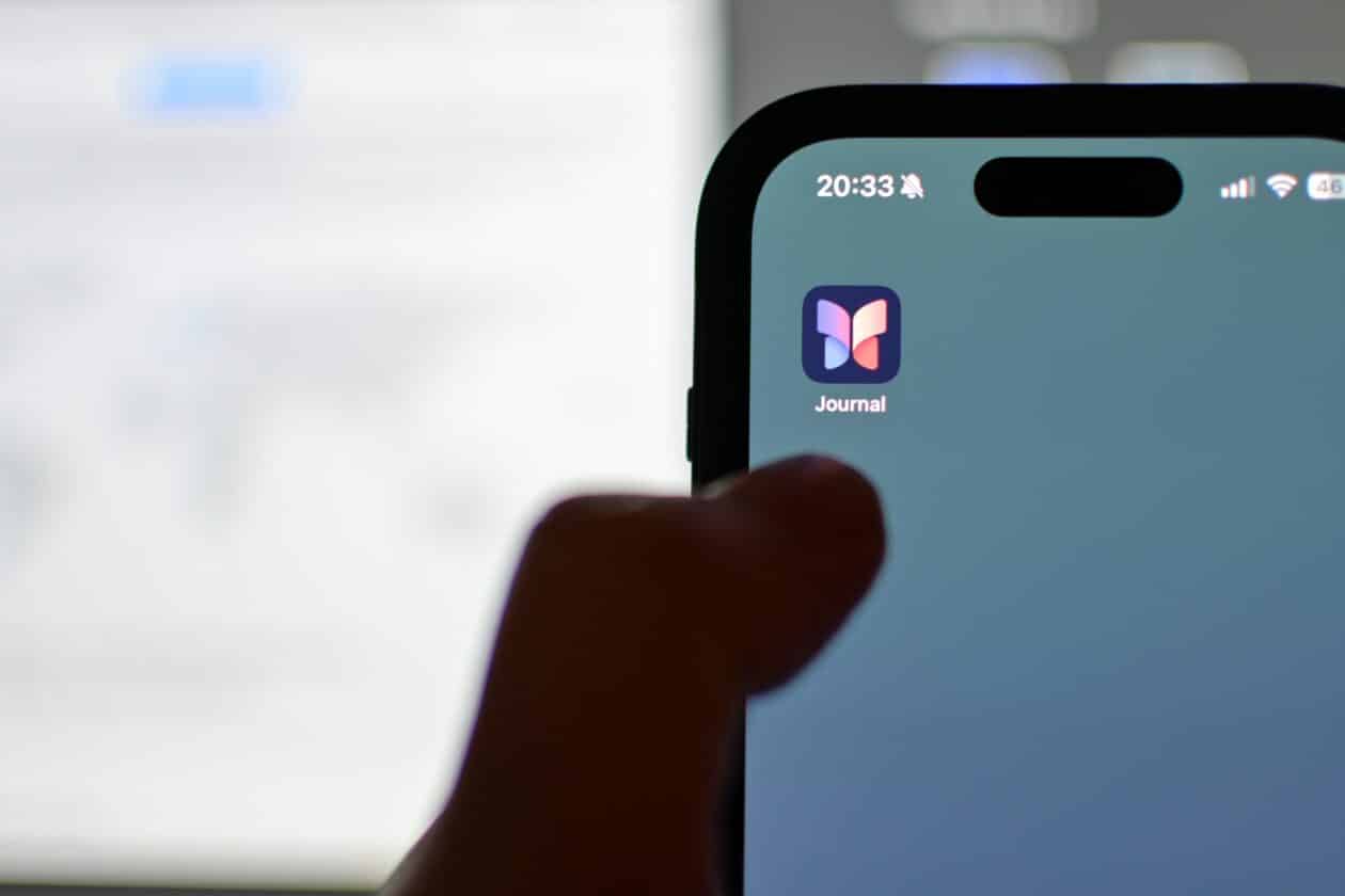 Aplicativo Diário (Journal) no iPhone