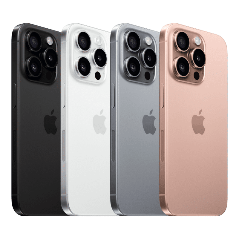 Supostas novas cores do iPhone 16 Pro