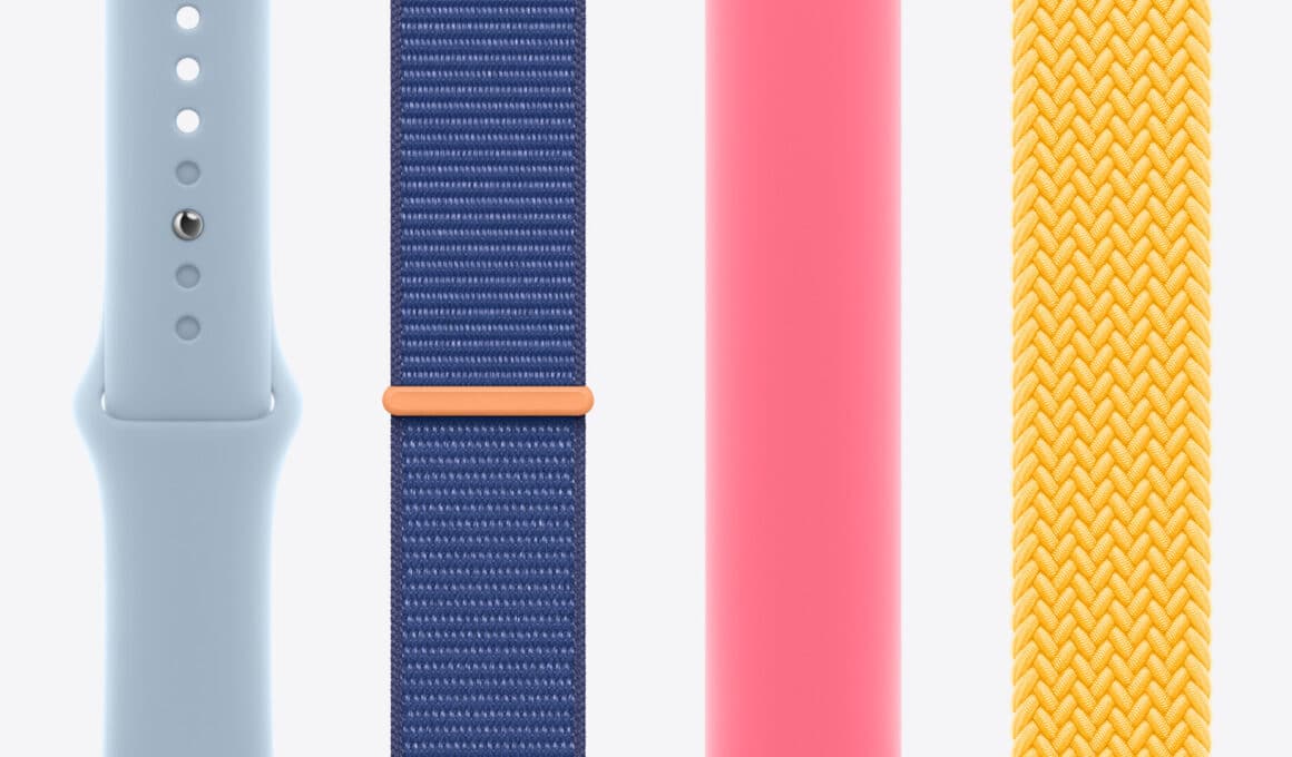 Novas pulseiras do Apple Watch