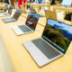 MacBooks Pro expostos em Apple Store