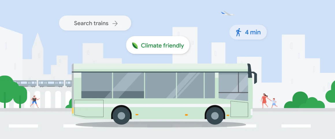 Recursos de sustentabilidade do Google Maps e carros elétricos
