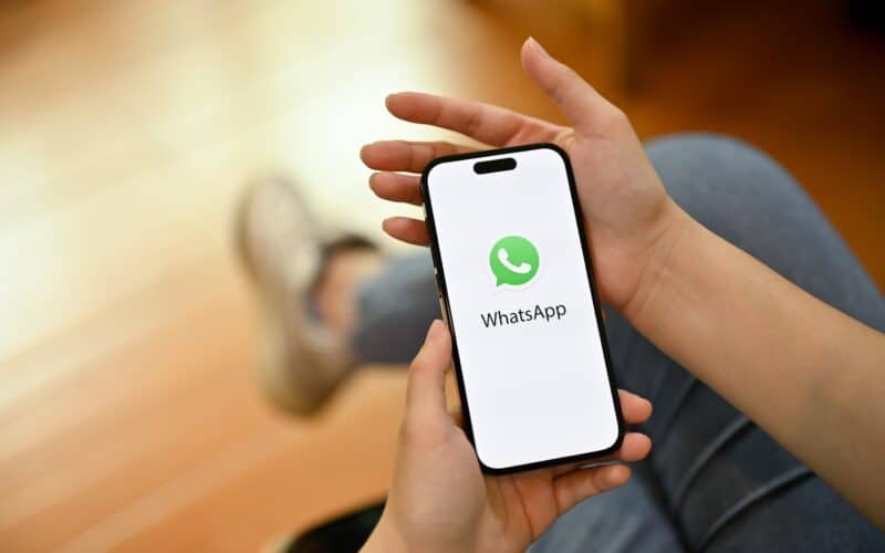WhatsApp em um iPhone