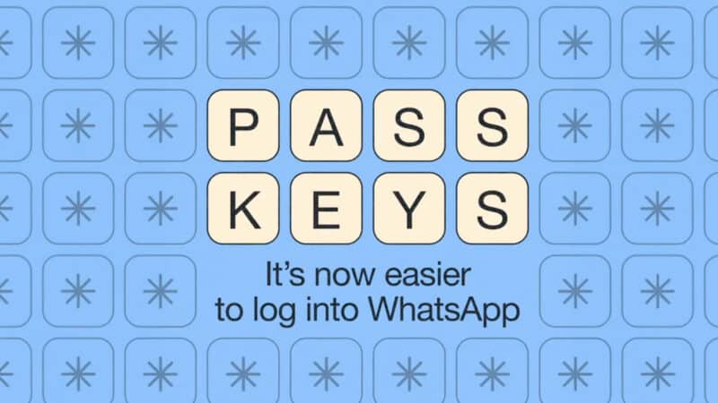 Passkeys no WhatsApp