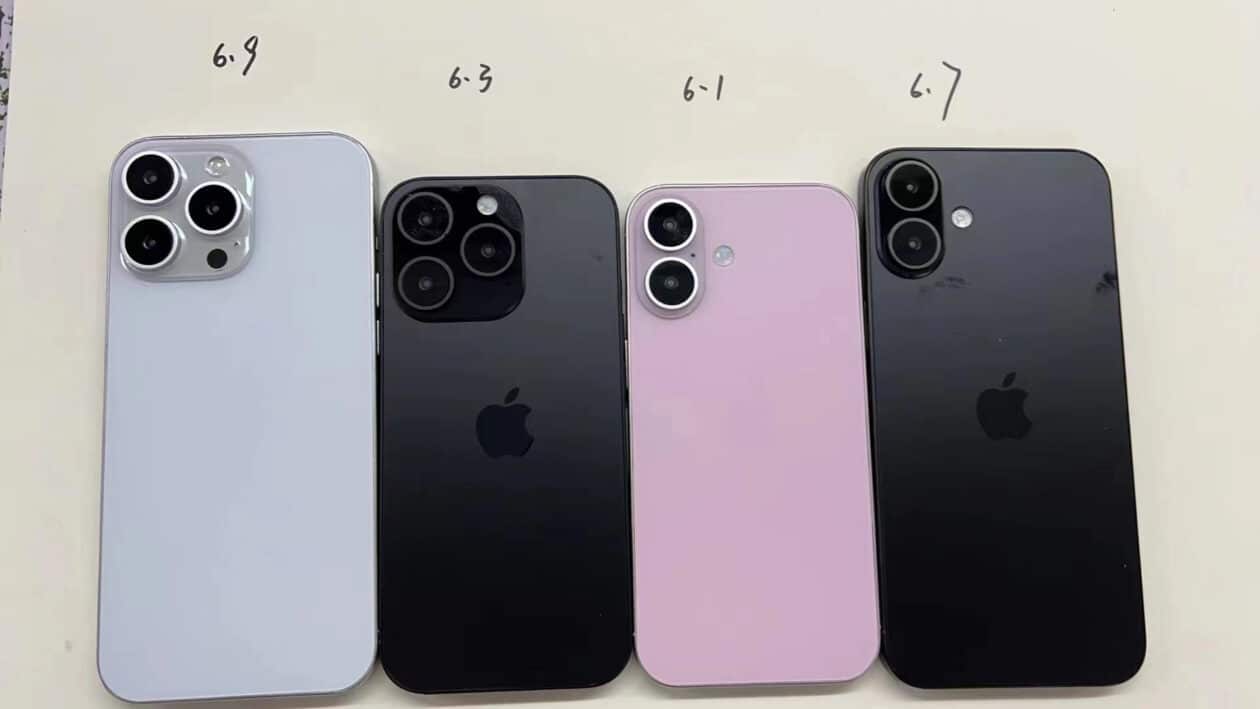 Dummies dos "iPhones 16"
